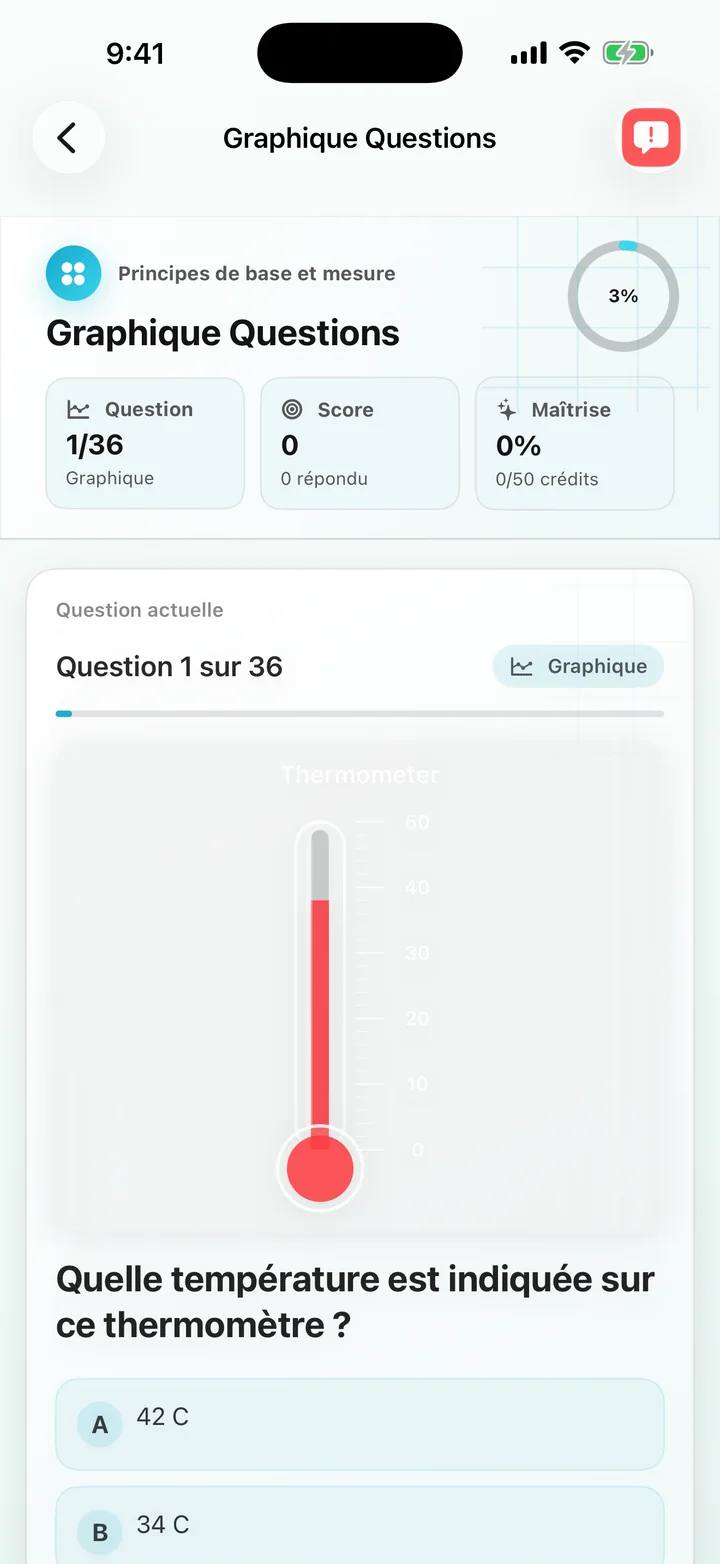 Question de calcul des unités de mesure et SI