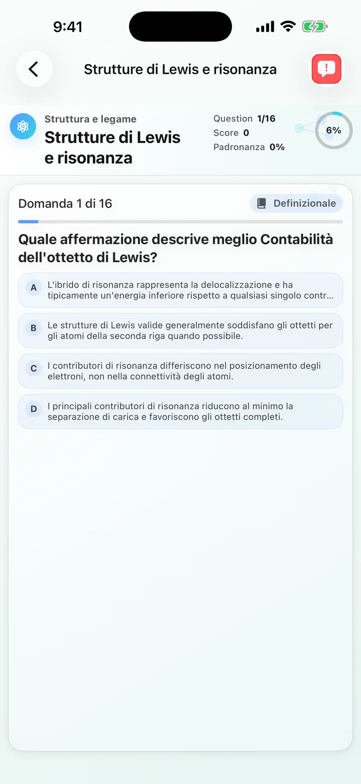 Domanda sulle strutture di Lewis e sulla risonanza in Organic Chemistry Tutoring