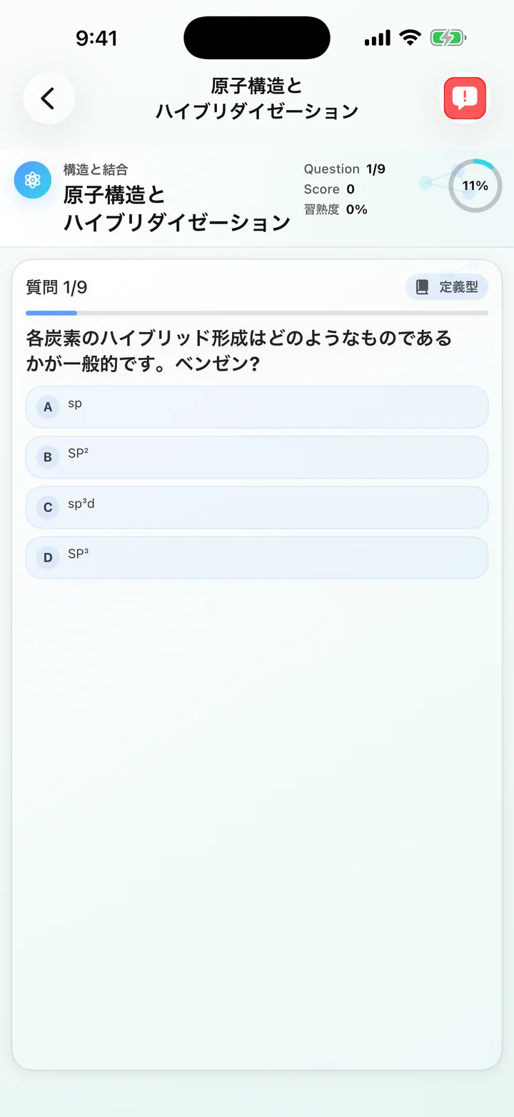 Organic Chemistry Tutoring の原子構造の定量的な質問