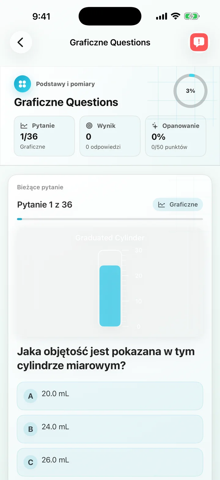 Pytanie dotyczące pomiaru i obliczania jednostek SI
