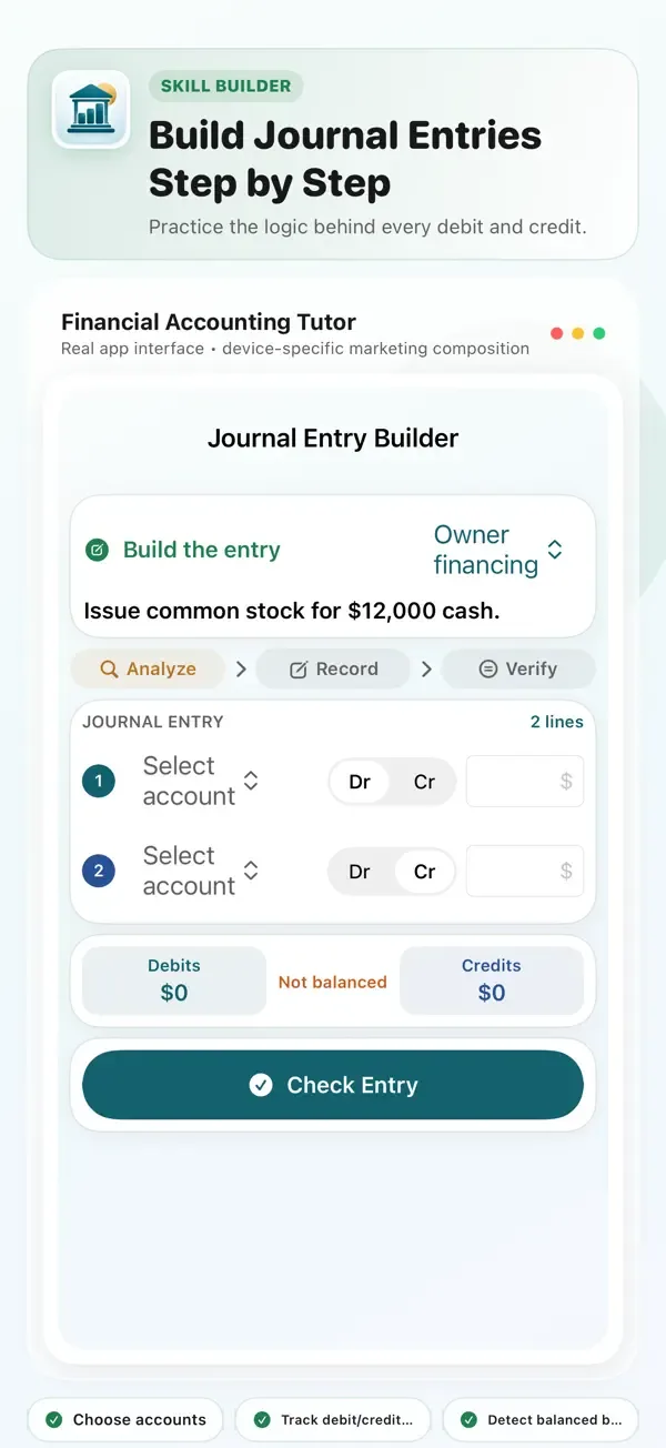 Financial Accounting Tutor: Visual lessons