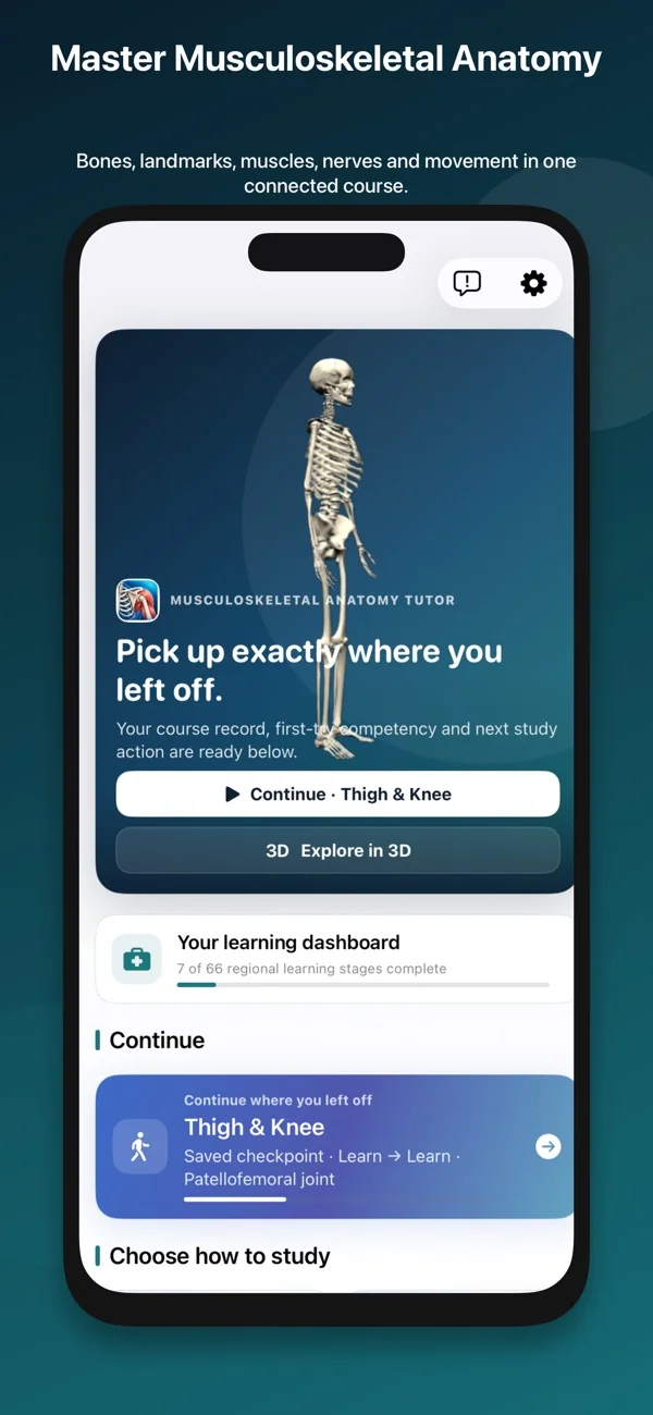 Musculoskeletal Anatomy Tutor — 1